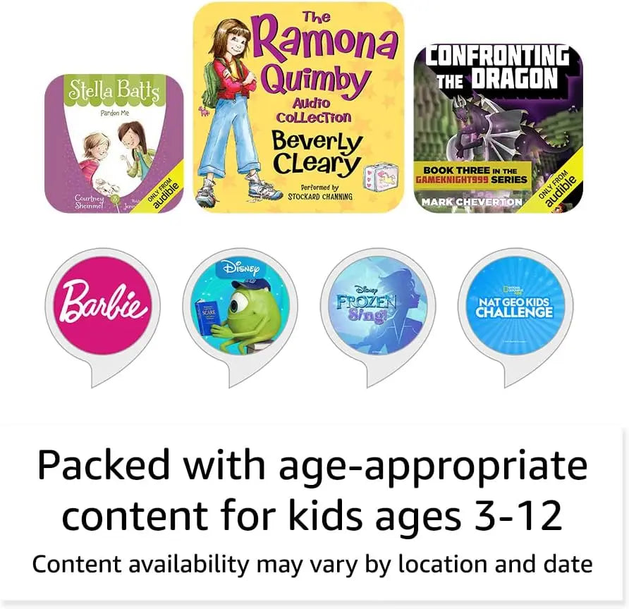 Echo Dot Kids (5th Generation, 2022 Release) with Alexa - Owl Design