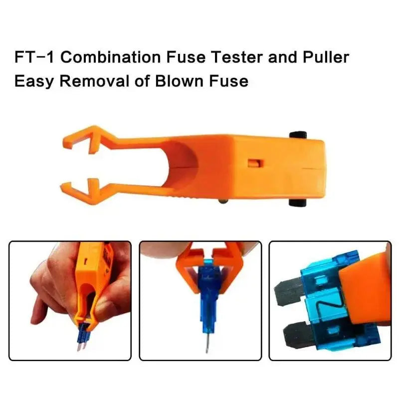 24V DC Car Fuse Tester and Puller β Efficient Tool for Testing, Locating, and Removing Blown ATO/ATC/ATM Blade and Glass Tube Fuses in Vehicle Fuse Boxes