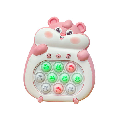 Groundhog Quick Push Console Game with Instant Sound Feedback
