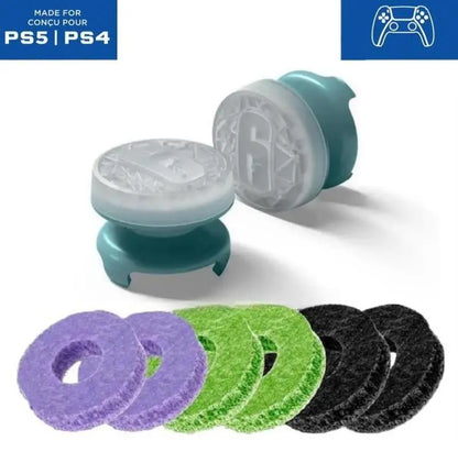 Professional Thumbstick Grips for PS4/PS5 and Xbox - High-Rise and Mid-Rise Analog Stick Covers for Enhanced Controller Performance