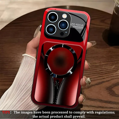 Aesthetic Magnetic Case for Iphone 17 16 15 14 13 12 11Pro Max, Compatible with Magsafe Slim Glossy Shockproof Protective Hard Back Cover, Unisex 995