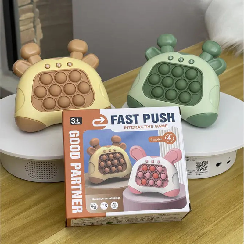 Quick Push Console with Instant Audio Feedback - Fast Target Game