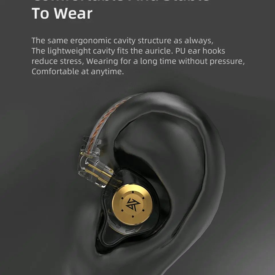 KZ EDX PRO High-Fidelity Wired In-Ear Headphones