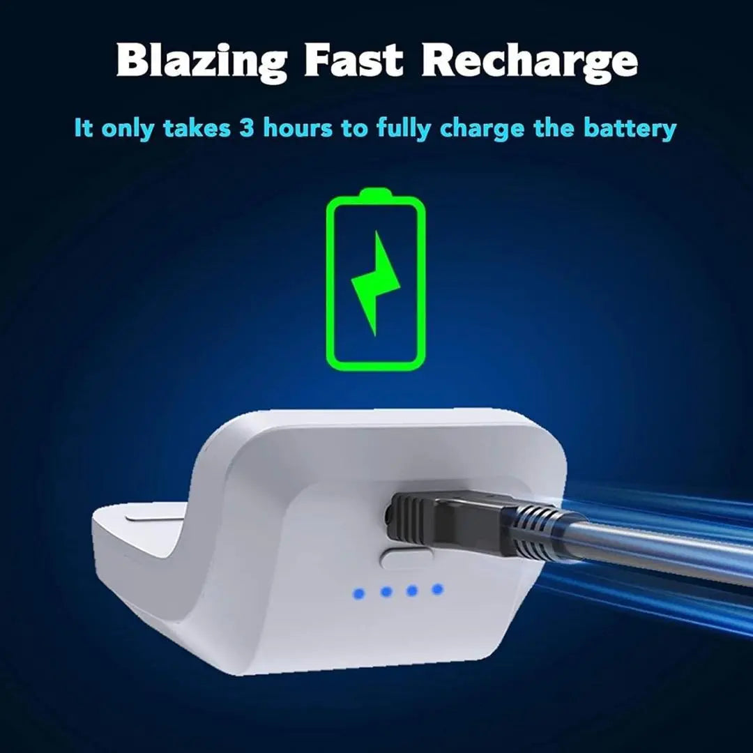 Rechargeable Battery Pack and Clip for PlayStation 5 Controller – Gaming Console Accessories
