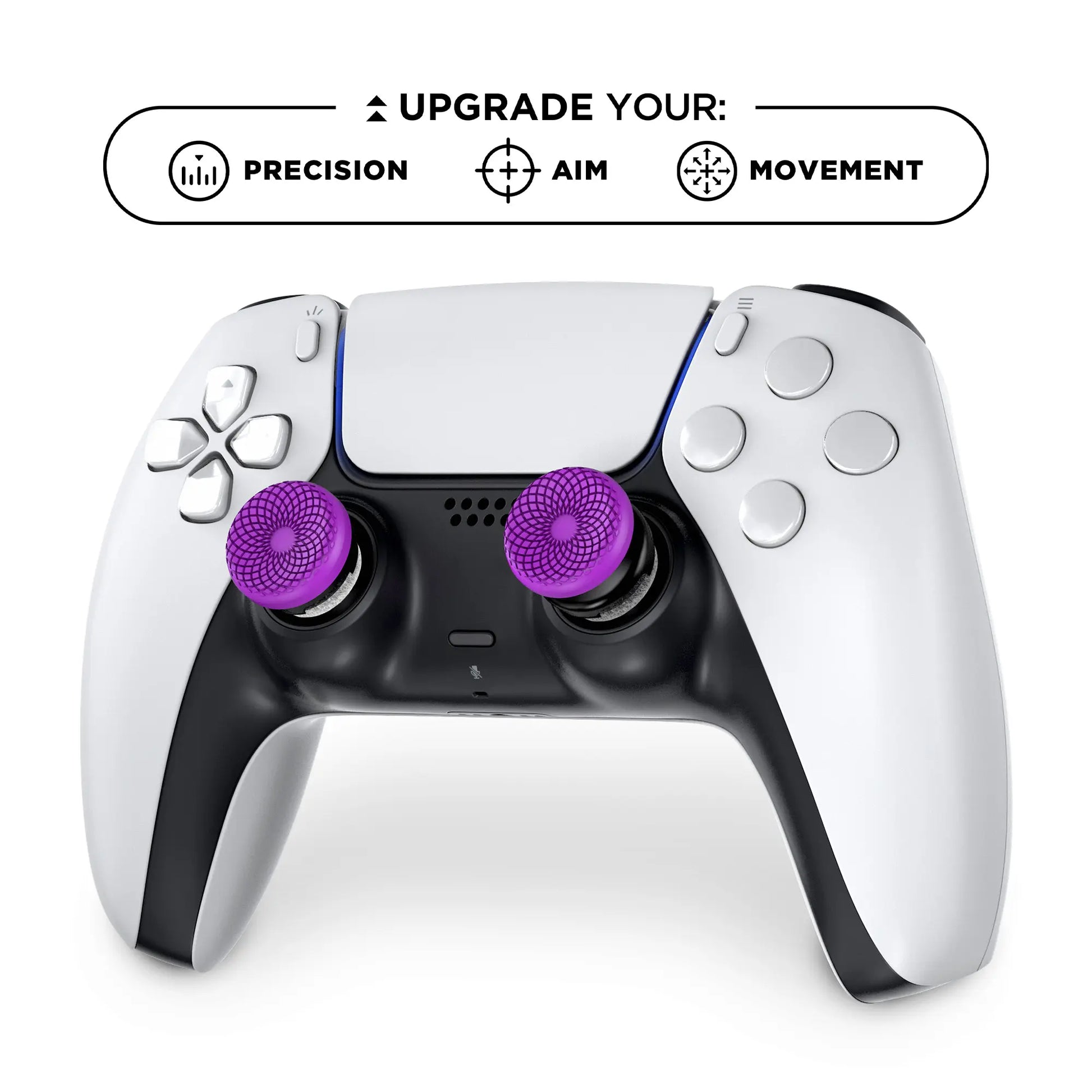 KontrolFreek Aim Boost Kit - Frenzy Edition for PlayStation 5 and PlayStation 4 Controllers | Performance Thumbsticks and Precision Rings Included