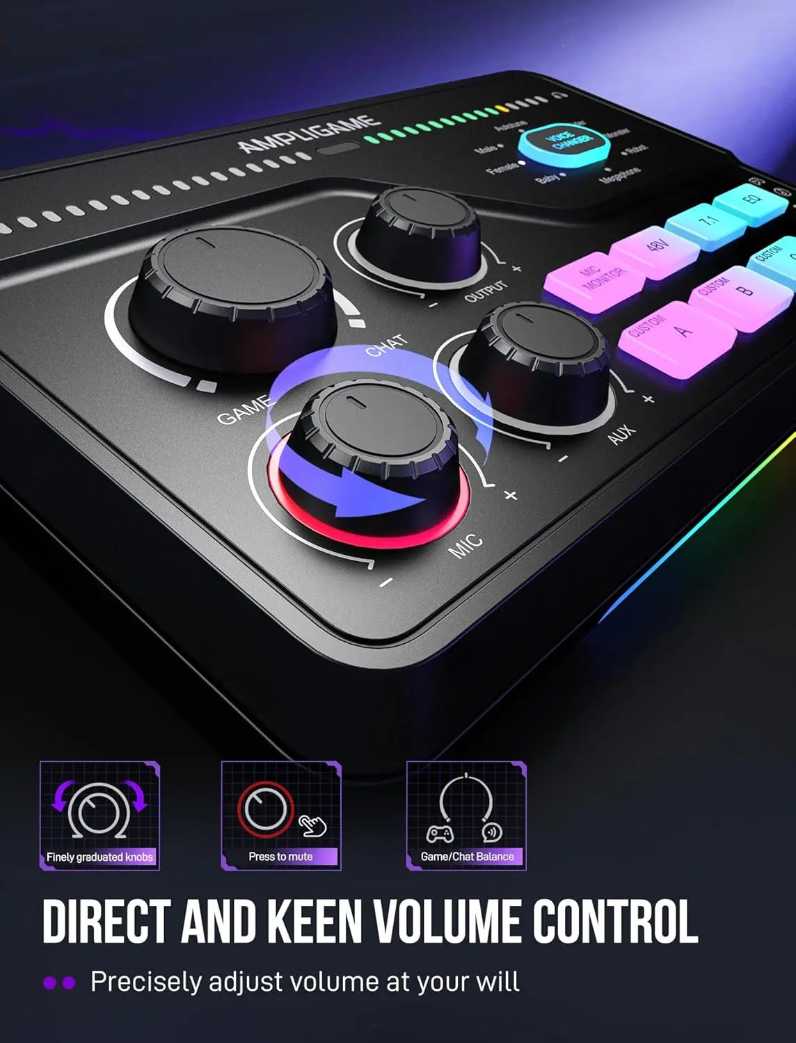 FIFINE Professional Streaming and Gaming Bundle: AM8Pro Microphone Kit, SC8 Audio Mixer, and H13 Headset
