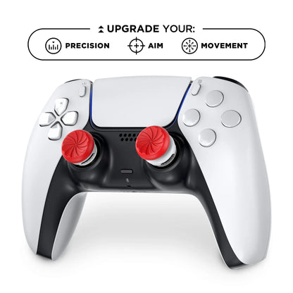 KontrolFreek Aim Boost Kit - Inferno Edition for PlayStation 5 (PS5) and PlayStation 4 (PS4) Controllers | Performance Thumbsticks and Precision Rings Included