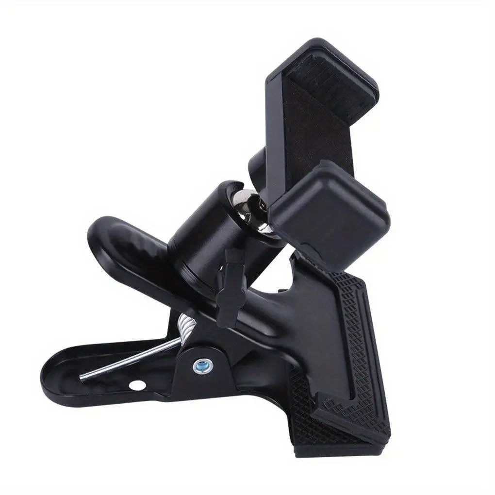 Adjustable Guitar Head Clamp, 360 ​​Degree Rotating Guitar Phone Holder, Portable Durable Creative & Efficient Music Accessory, Electric Guitar