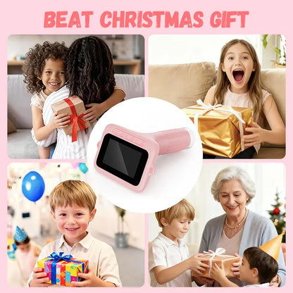 ASPOVEN 4K Upgraded Mini Pocket Digital Microscope with 3" Screen, Rechargeable Educational Tool for Children Ages 4-12, Ideal STEM Learning Gift for Boys and Girls