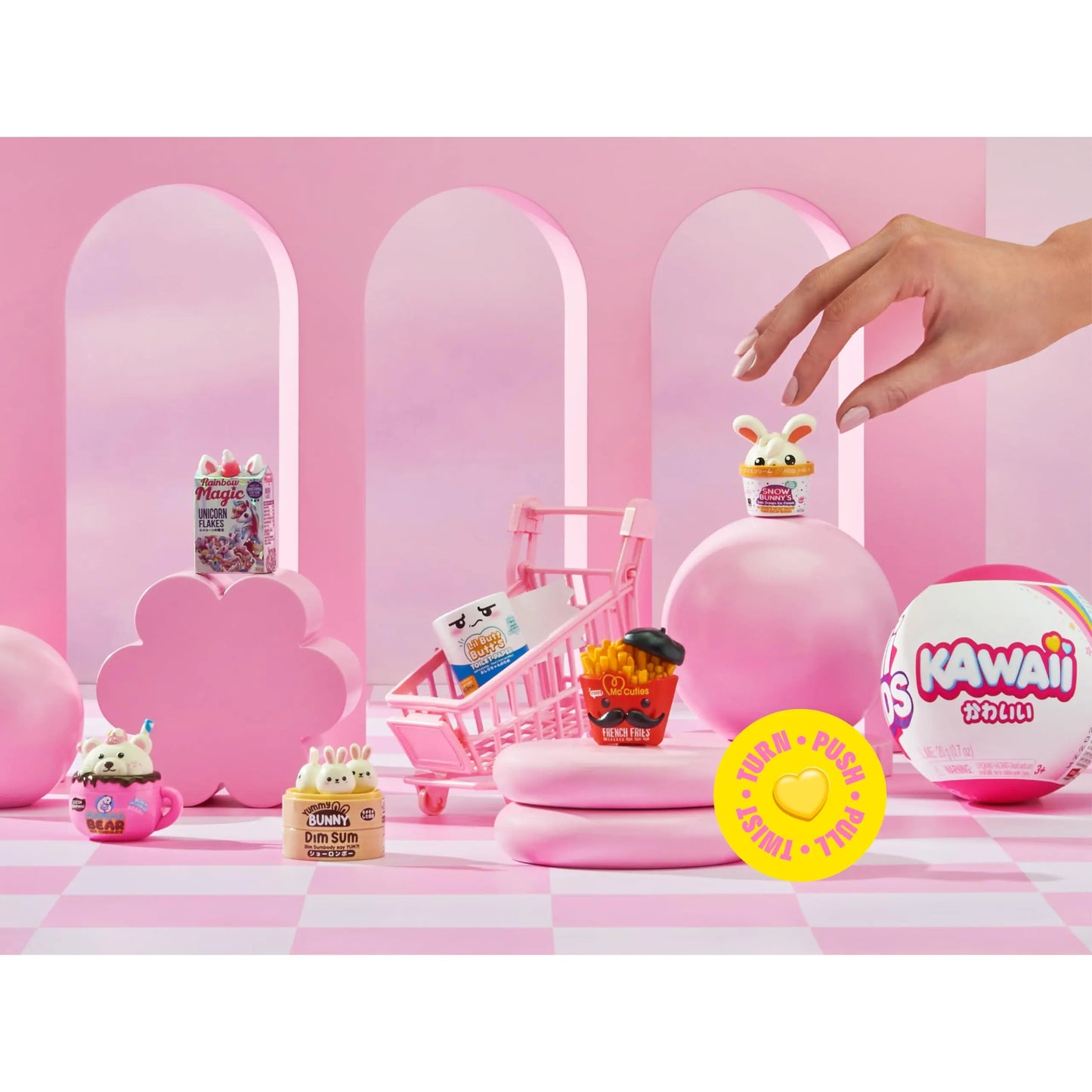Mini Brands Kawaii 2 Pack Blind Bag - Japanese Themed Collectibles, Surprise Kawaii Minis, Blind Packaging, Japanese Themed