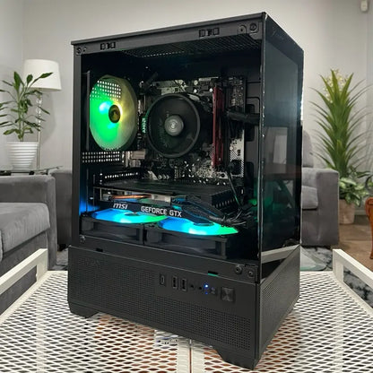 GTX 1660 6GB Graphics Card, Ryzen 5 2600 Processor, 8GB RAM | Black RGB Gaming Desktop PC