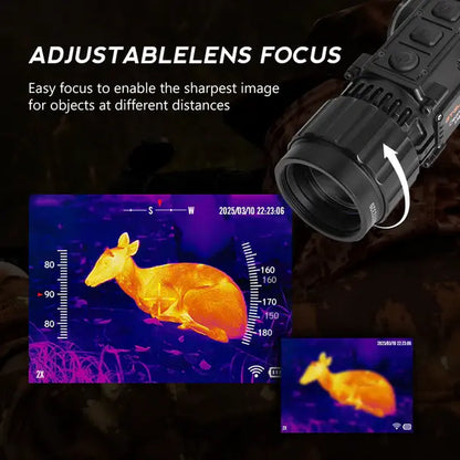Clearview X350 Thermal Imaging Monocular with Real-Time Heat Detection and HD OLED Display for Outdoor Use