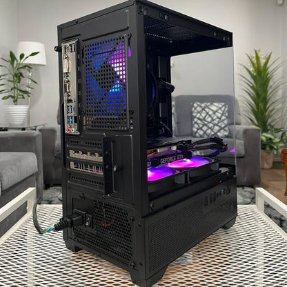 GTX 1660 6GB Graphics Card, Ryzen 5 2600 Processor, 8GB RAM | Black RGB Gaming Desktop PC