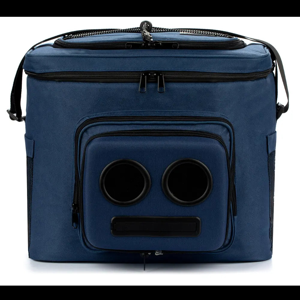 Super Real Cooler with Integrated 20-Watt Bluetooth Speakers for Outdoor Events, Compatible with iPhone and Android Devices, Rechargeable and Ideal for Parties, Festivals, Boating, and Beach Use