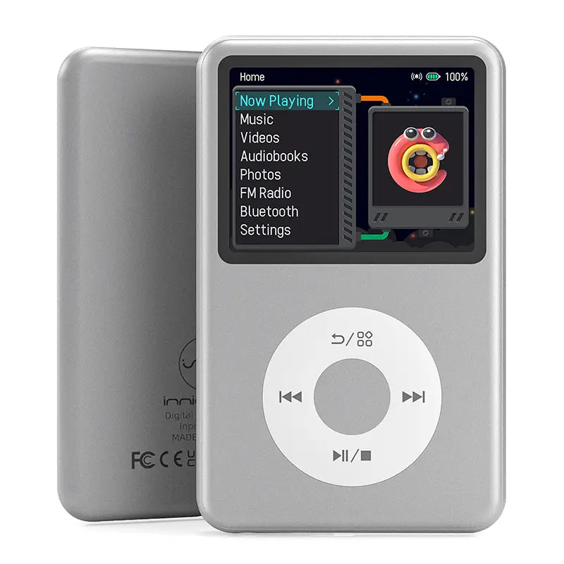 Innioasis Y1 Retro MP3 Player with Bluetooth - 2000s Digital Music & Video Player, 2.4" Display, Hi-Fi Sound, Portable Music Player for Daily Use
