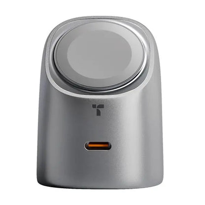 TORRAS Flasheye 2-in-1 45W GaN Fast Charger for Apple Watch and iPhone, 90° Foldable USB-C Wall Charger for iPhone 17/16/15, iPad, MacBook, AirPods, Android - White, Ideal Father's Day Gift