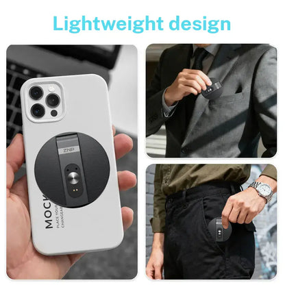 AI Voice Translator and Recorder with Real-Time Translation in 146+ Languages, Magnetic Phone Holder, and Support for Video and Voice Call Translation for Travel, Socializing, Lectures, Meetings, and Interviews