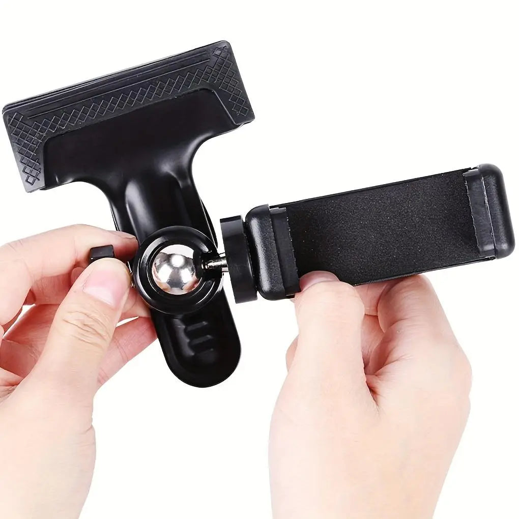 Adjustable Guitar Head Clamp, 360 ​​Degree Rotating Guitar Phone Holder, Portable Durable Creative & Efficient Music Accessory, Electric Guitar