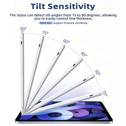 Stylus Pen for iPad (6th-11th Generation) - Active Pencil Compatible with 2018-2025 iPad Pro (11"/12.9"/M4), iPad Air (3/4/5/M2/M3/M4), and iPad Mini (5/6/7) - Ideal Father's Day Gift