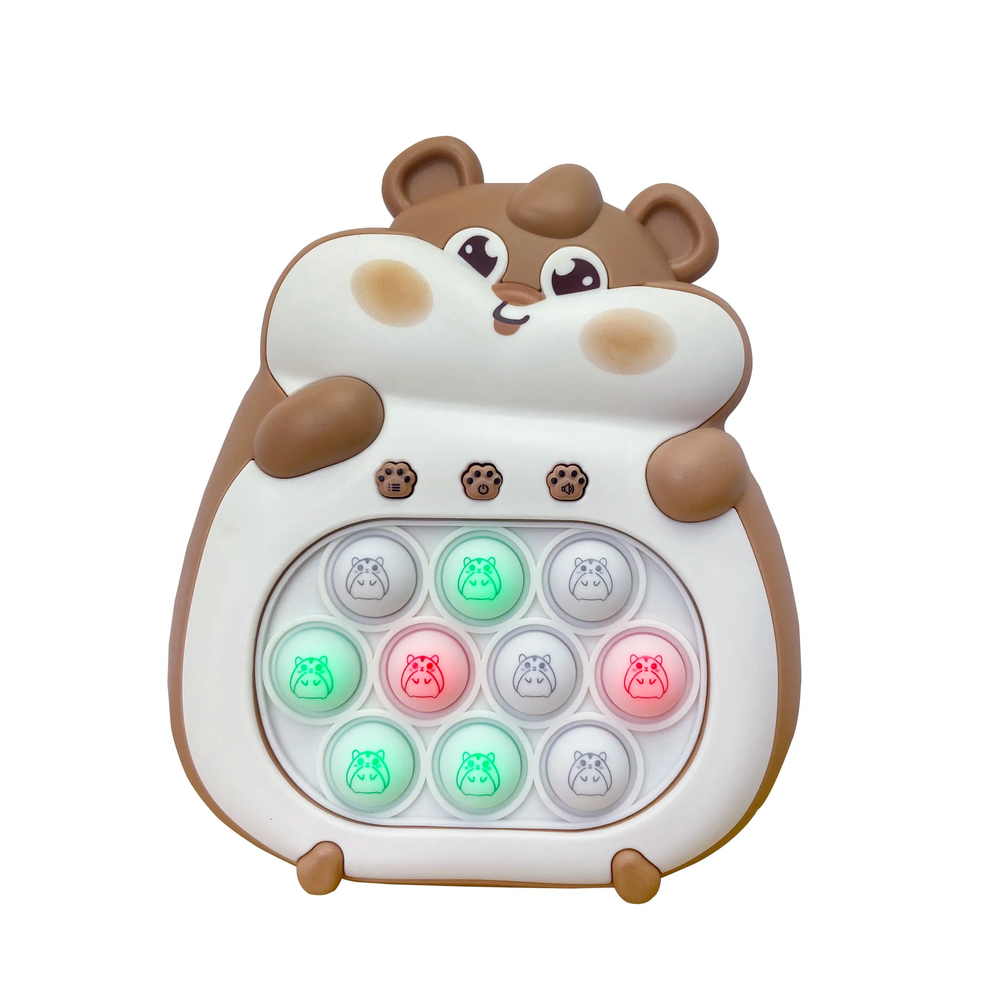 Groundhog Quick Push Console Game with Instant Sound Feedback