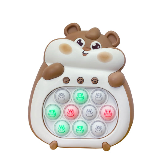 Groundhog Quick Push Console Game with Instant Sound Feedback