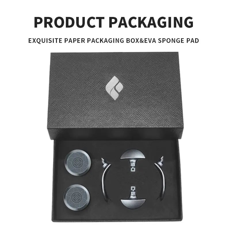 PS5 Edge Elite Wireless Game Controller with Metal Pattern Joystick and Premium Thumbstick Grips, Including Hardware Sliders and Accessories