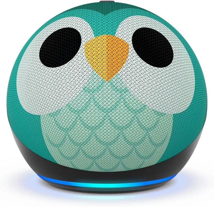 Echo Dot Kids (5th Generation, 2022 Release) with Alexa - Owl Design