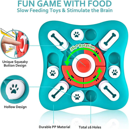 Enrichment Puzzle Toys for Dogs, Cats, and Puppies - Interactive Brain-Boosting Gifts