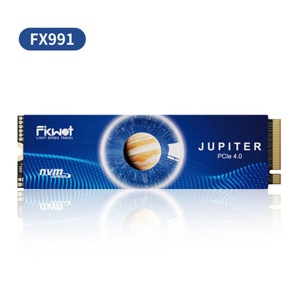 FIKWOT Internal Gaming SSD - M.2 2280 PCIe Gen 4x4 NVMe 3D NAND with High-Conductivity Graphite Heatsink, Available in 500GB, 1TB, 2TB, and 4TB, Up to 7300MB/s Read Speed, PS5-Compatible for Laptops and Desktops