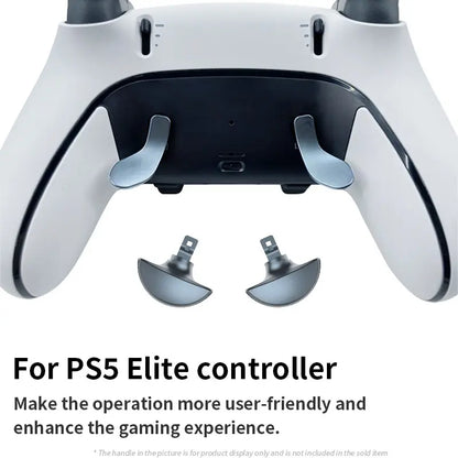 PS5 Edge Elite Wireless Game Controller with Metal Pattern Joystick and Premium Thumbstick Grips, Including Hardware Sliders and Accessories