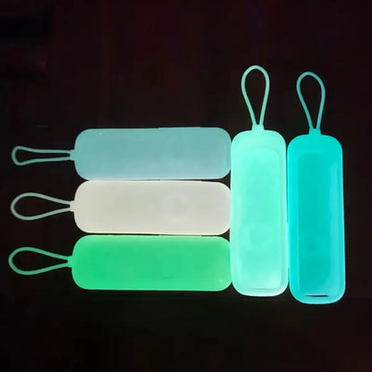 Universal Silicone Remote Control Case with Lanyard for Roku TV, Amazon Fire Stick, and Voice Remote - Glow-In-The-Dark Protective Sleeve