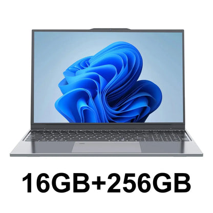 15.6" Portable Laptop with Intel Core i7-6500U, 32GB RAM, 2048GB SSD, 5000mAh Battery, Windows 11 Pro, and 3-Year Warranty