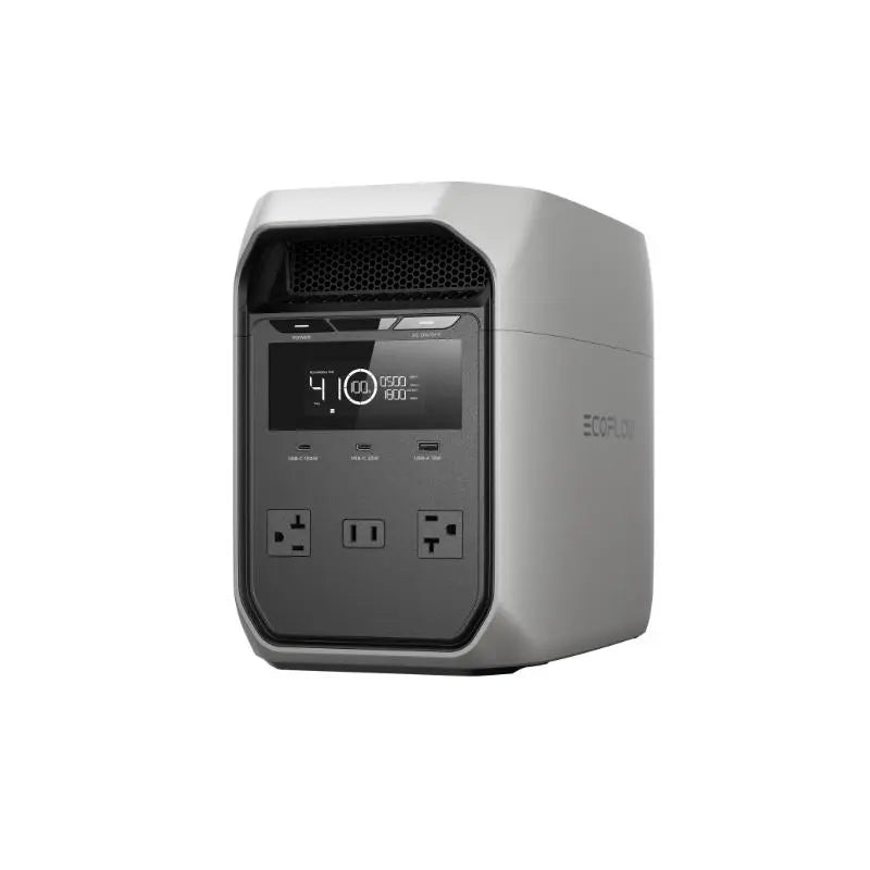 ECOFLOW DELTA 3 Classic, Lifepo4 Battery, Solar Generator, Fast Charging, Portable Power Station for Home Backup Power