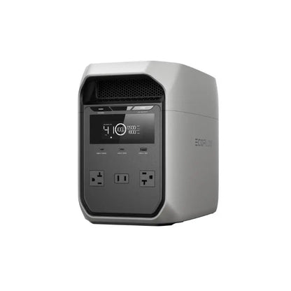 ECOFLOW DELTA 3 Classic, Lifepo4 Battery, Solar Generator, Fast Charging, Portable Power Station for Home Backup Power
