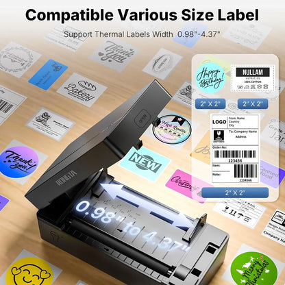 RT Wireless Bluetooth Thermal Label Printer - Compatible with iOS, Android, Windows, Mac, and Chromebook for Etsy, eBay, Shopify, and USPS Printing