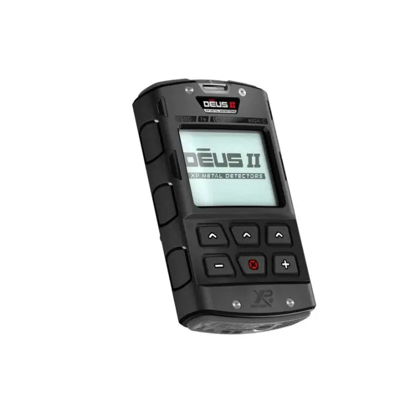 XP DEUS II Waterproof Multi-Frequency Metal Detector with Remote, 11" FMF Search Coil, and WS6 Backphone Headphones