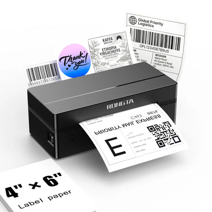 RT Wireless Bluetooth Thermal Label Printer - Compatible with iOS, Android, Windows, Mac, and Chromebook for Etsy, eBay, Shopify, and USPS Printing