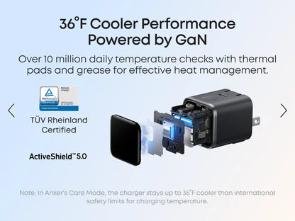 Anker 45W Fast Charging USB-C Charger with LED Display for iPhone 15/16/17 Series and MacBook - Compact and Safe Power Adapter for Apple Devices, Ideal for Father's Day Gifts