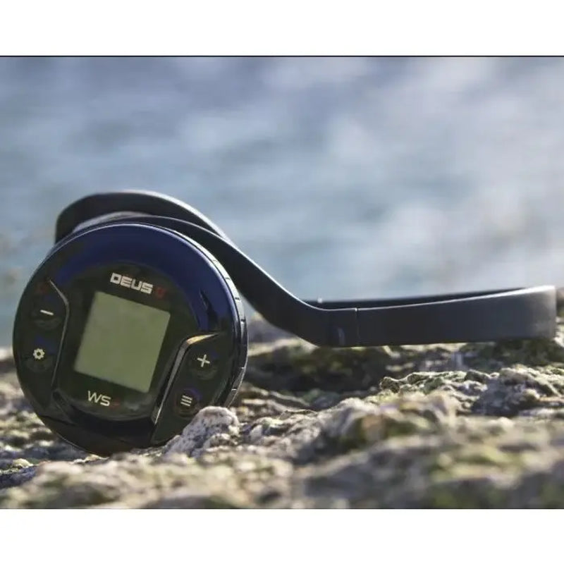 XP DEUS II Waterproof Multi-Frequency Metal Detector with Remote, 11" FMF Search Coil, and WS6 Backphone Headphones