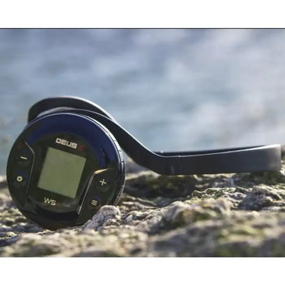 XP DEUS II Waterproof Multi-Frequency Metal Detector with Remote, 11" FMF Search Coil, and WS6 Backphone Headphones