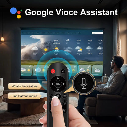 Magcubic HY310 Auto Focus Projector - 330 ANSI Lumens, Google Assistant, 8K Decode, Native 1080P, BT5.4, WIFI6, Android 14, Built-In Speaker, Allwinner H726, 180° Flexibility, 130" Screen, 60Hz Refresh Rate, Mini Portable Home Cinema Projector