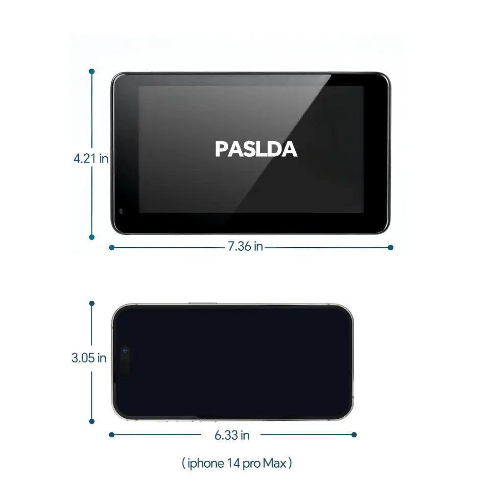 PASLDA 2026 Father's Day Gift - Enhanced Wireless CarPlay Screen for Android and iPhone: The Premier Portable CarPlay Adapter for Effortless In-Car Entertainment