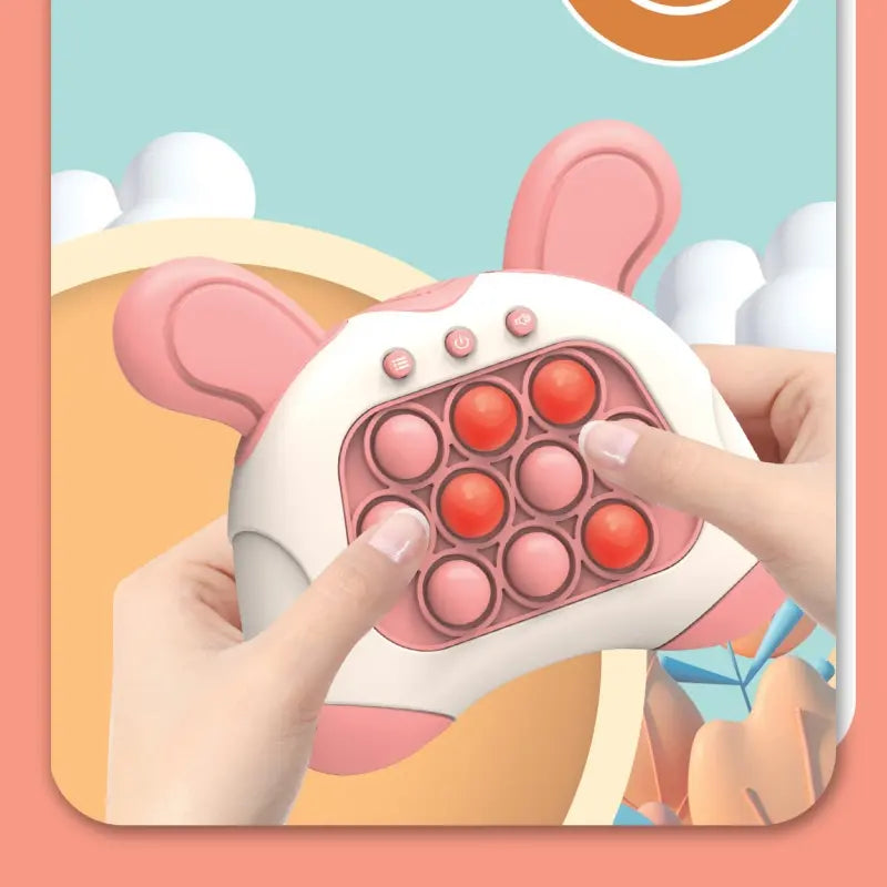 Quick Push Console with Instant Audio Feedback - Fast Target Game