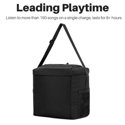 Super Real Cooler with Integrated 20-Watt Bluetooth Speakers for Outdoor Events, Compatible with iPhone and Android Devices, Rechargeable and Ideal for Parties, Festivals, Boating, and Beach Use