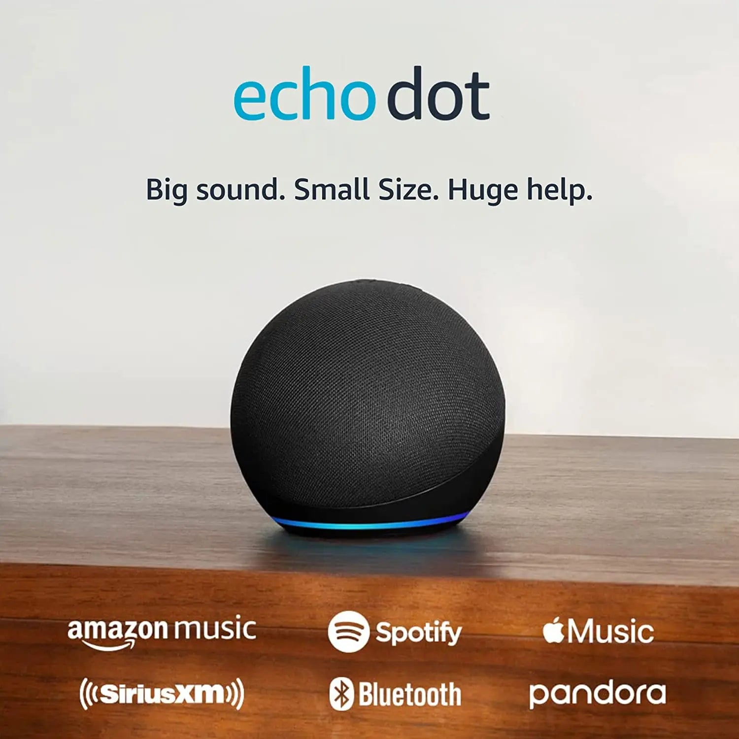 Amazon Echo Dot (Latest Model) - High-Quality Alexa Speaker for Bedrooms, Dining Rooms, and Offices - Charcoal