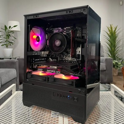 GTX 1660 6GB Graphics Card, Ryzen 5 2600 Processor, 8GB RAM | Black RGB Gaming Desktop PC