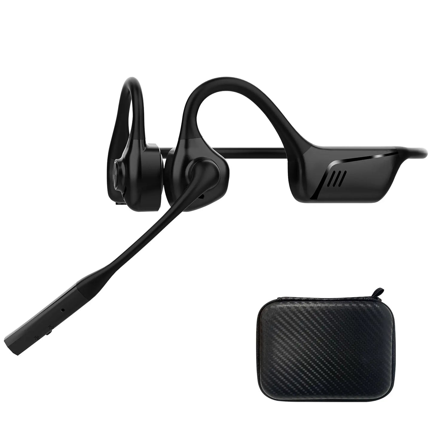 2B2C LK02 Open Ear Bluetooth Headphones - Noise Cancelling with ENC Technology - Multi-Button Controls - Wireless Office and Gaming Headset - Ideal for Professionals