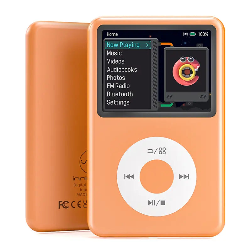 Innioasis Y1 Retro MP3 Player with Bluetooth - 2000s Digital Music & Video Player, 2.4" Display, Hi-Fi Sound, Portable Music Player for Daily Use