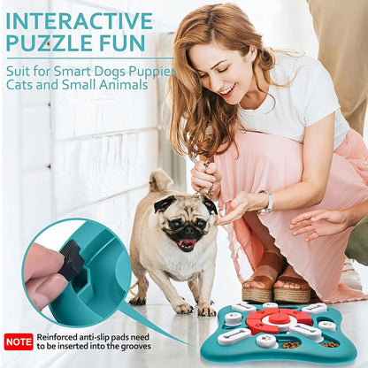 Enrichment Puzzle Toys for Dogs, Cats, and Puppies - Interactive Brain-Boosting Gifts
